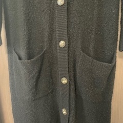 ZARA ロングニットカーデの画像