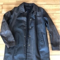 上野商会Luva TRAMダメージ風革ジャン　Lサイズ
