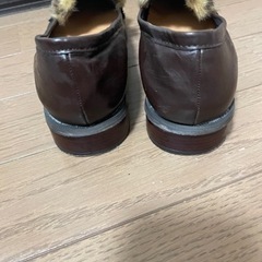 ヒョウ柄ファー付きローファー風パンプス 値下げ交渉OK♡の画像