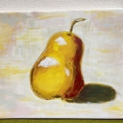 アクリル画・絵画『夢の洋梨』