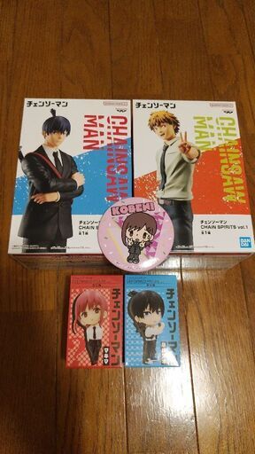 チェンソーマン　フィギュア　バッジ　セット