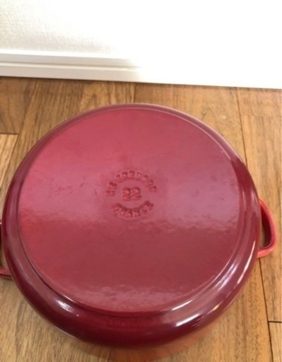 【新品未使用】ルクルーゼ 22センチ 鍋
