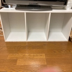 カラーボックス　白