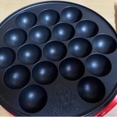✨激安価格✨たこ焼き器✨1度のみ使用✨超美品✨18穴✨取説✨たこ焼きレシピ付き✨の画像
