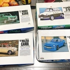 プラモデル４台♪