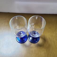 中古　ワイングラス　ペアの画像