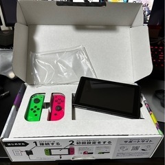 [未対策機・フルセット・美品] 任天堂スイッチ本体　スプラトゥーン2セットの画像