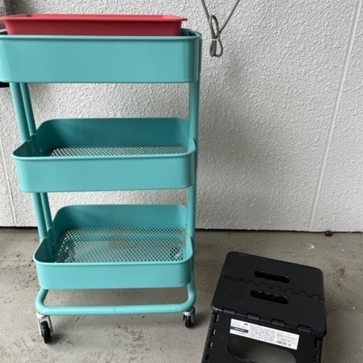 ※すぐにでも！IKEAのワゴンとその他踏み台など3点セット
