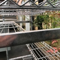 メタルラック引き出し付きの画像
