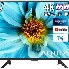 即日受渡　シャープ 42V型 液晶 テレビ AQUOS 4T-C42DJ1 4K チューナー内蔵 Android TV