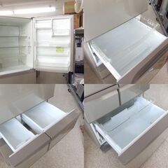 大型冷蔵庫 5ドア 426L 2013年製 東芝 自動製氷 GR-F43N(NU) 400Lクラス