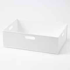 収納ケース Nインボックス(W)よこ型ハーフ ホワイト