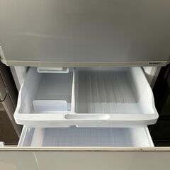 シャープ 冷蔵庫 350L  どっちもドア  2018年製　リサイクルショップ宮崎屋住吉店　23.3.24　ｙの画像