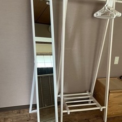 引渡し完了→スタンドミラー