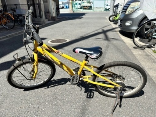 ドタキャンに付き再投稿　子供用自転車　20インチ　現状渡し　イエロー　配送可
