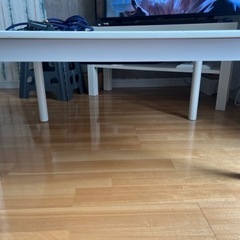 一人暮らし用テーブル　こたつ付き　28.31引き取れる方！の画像