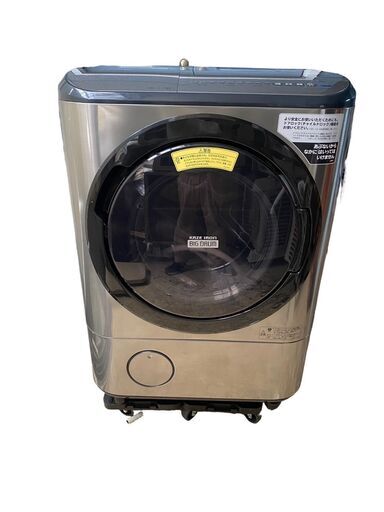日立 HITACHI ドラム洗濯機　電気洗濯乾燥機 BD-NX120CR形 2019年製 洗濯12.0㎏ 乾燥6.0kg 美品　直接引取大歓迎‼　地域限定有料配送サービスあり