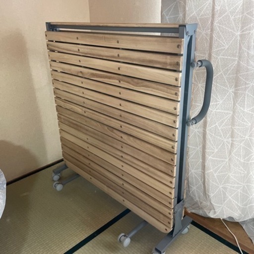 すのこベッド　シングル　折りたたみ