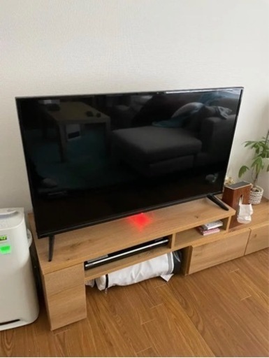 TEES 43V型 4K 液晶テレビ  LE-431T4KT-BK 2020年製
