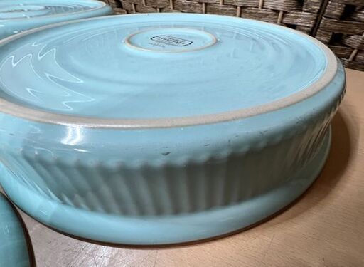 Noritake BOULDER RIDGE ノリタケ ボルダーリッジ 直径24cm 4枚セット 大きめココット皿 オーブン 耐熱 ス