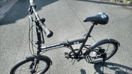 話し中ハマー20折りたたみ6速自転車