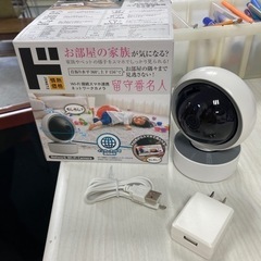 【中古品】留守番カメラ　Wi-Fiスマホ連携ネットワークカメラ　...