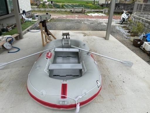 値下げしました☆船外機付きアキレスゴムボード