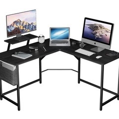 PCデスク　L型　パソコン　机の画像