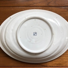 オーバル　盛り皿　和柄の画像