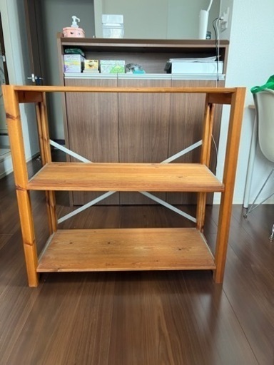 無印良品　パイン材ユニットシェルフ