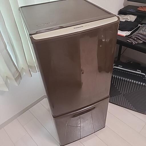 panasonic 冷蔵庫 NR-B144W(ブラウン)