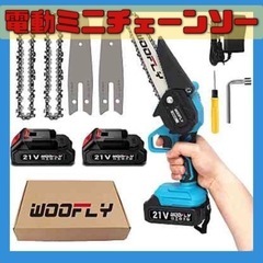 ❗️新品未使用❗️ミニ電動チェーンソー 充電式 6インチ 小型 21V
