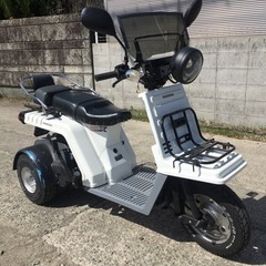 ホンダ　ジャイロX     側車付軽二輪登録　実働ベース車