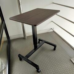 昇降デスク スタンディングデスク 昇降式 パソコンデスク ガス圧 テーブル キャスター付き 高さ調整 PCデスク の画像