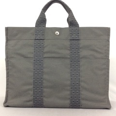 HERMES エルメス エールライン PM キャンバスデニム トートバッグ