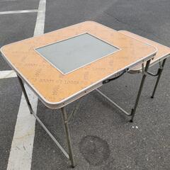 【アウトドア】LOGOS　ロゴス　折り畳み　２段テーブル　中古　リサイクルショップ宮崎屋佐土原店25.7.31Fの画像
