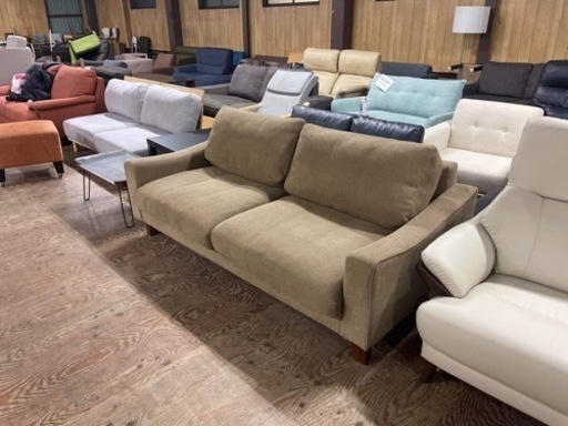激安‼️お値下げ  FLANNEL SOFAソファー3人掛け幅185cm