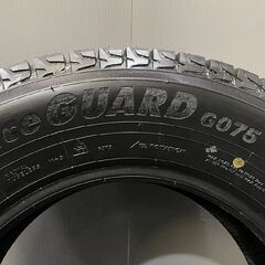 新品 YOKOHAMA ice GUARD G075 225/70R16 16インチ スタッドレス 1本 20年製 ジープ/ラングラー/チェロキー等　(VTO693)クレジットカード QRコード決済可能の画像