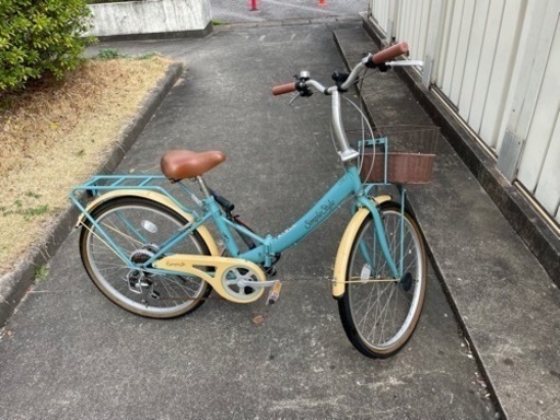 折りたたみ、ギアー付き自転車です。