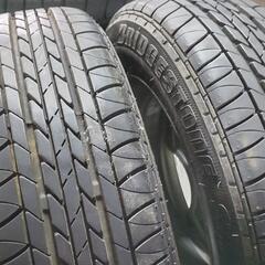 軽トレーラー純正ホイールタイヤ付き4穴 良好 (240ZG喜輝