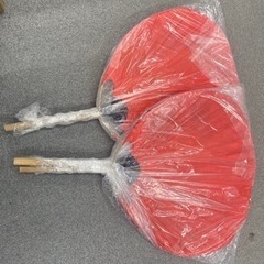 お祭り　大うちわ　４点の画像