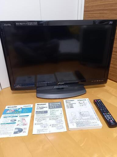 SHARP　LED AQUOS 録画再生付き