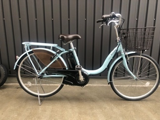 売切◆ブリヂストン電動アシスト自転車(中古車)新品バッテリー☆彡整備 清掃 磨き済み 子供乗せOK