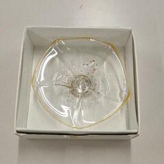 0324-097 お香立て　ガラスの画像