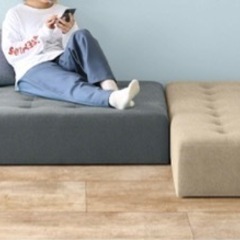 ベンチソファー　三人掛けの画像