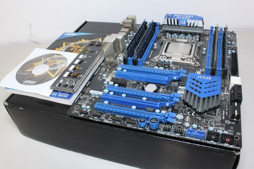 【ジャンク品】MSI/X79A-GD45（8D）/ATXマザーボードセット ④