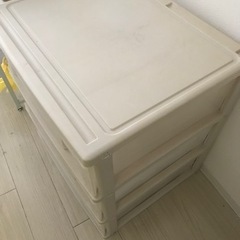 COSPA 3段 収納ケース/ワイドケース/クローゼットケース
