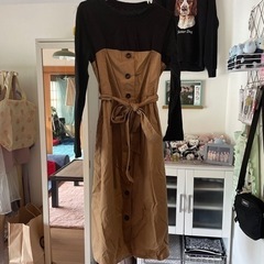 シワシワの授乳口つきワンピース 先決定♡