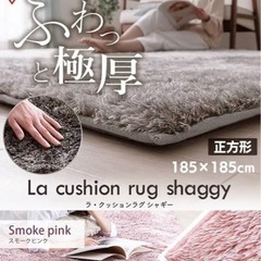 【取りに来れる方限定無料】ラグ185×185
