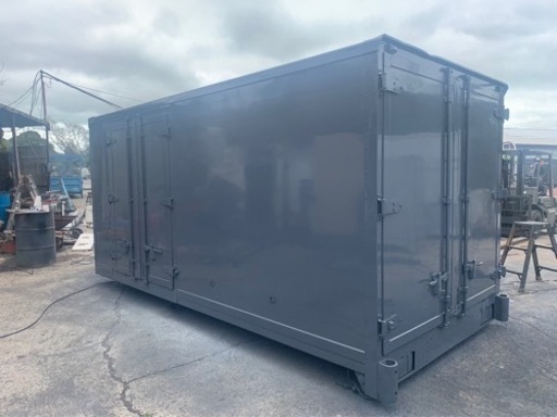 No.746 保冷バン 3ｔ 車  アルミ 箱 バイク 倉庫 トラック コンテナ 米 保管庫 物置 DIY